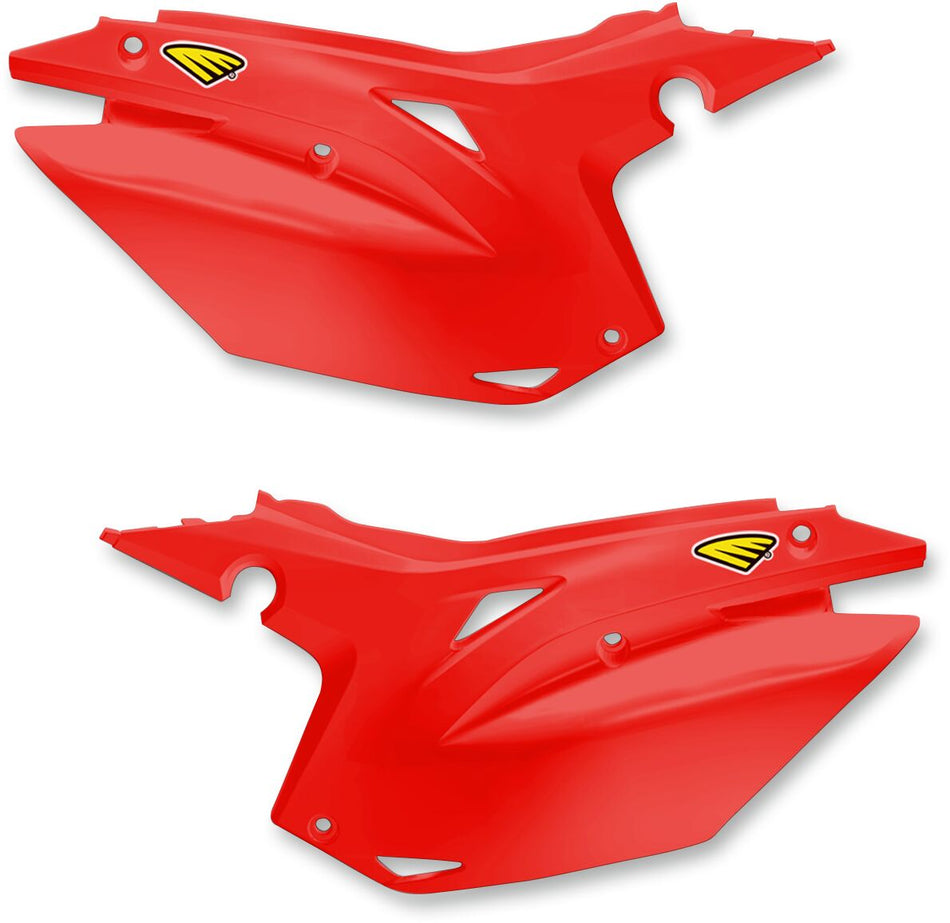 CYCRA SIDE NUMBER PANELS W/AIRBOX COVER HONDA RED
