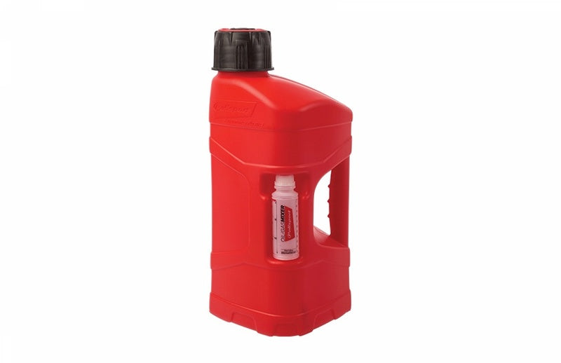Polisport ProOctane Quick Fill Utility Can 10L Red + Oil Mixer 100ml