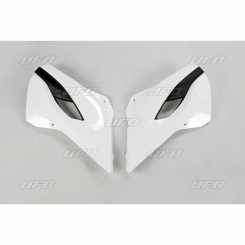 UFO Plast PLASTIC RAD SCOOPS, WHT/YEL