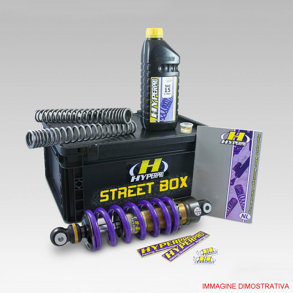 Hyperpro Shocks W/Springs - Streetbox Purple Honda Cb 1000 F 10-15
