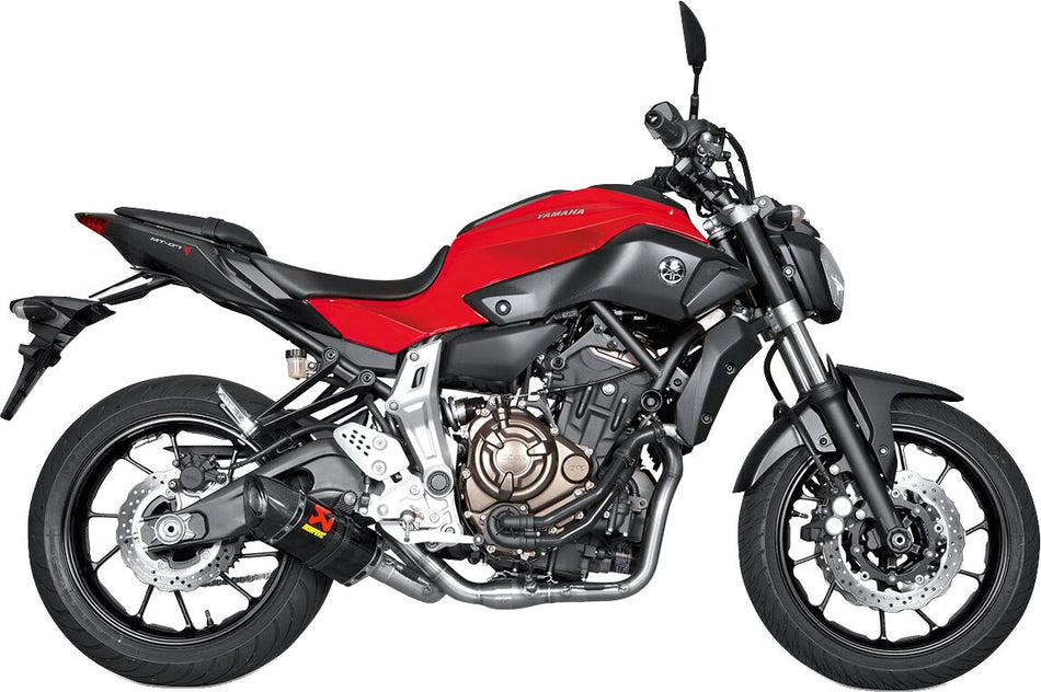 Akrapovic EXHAUST RAC SS/CF MT-07