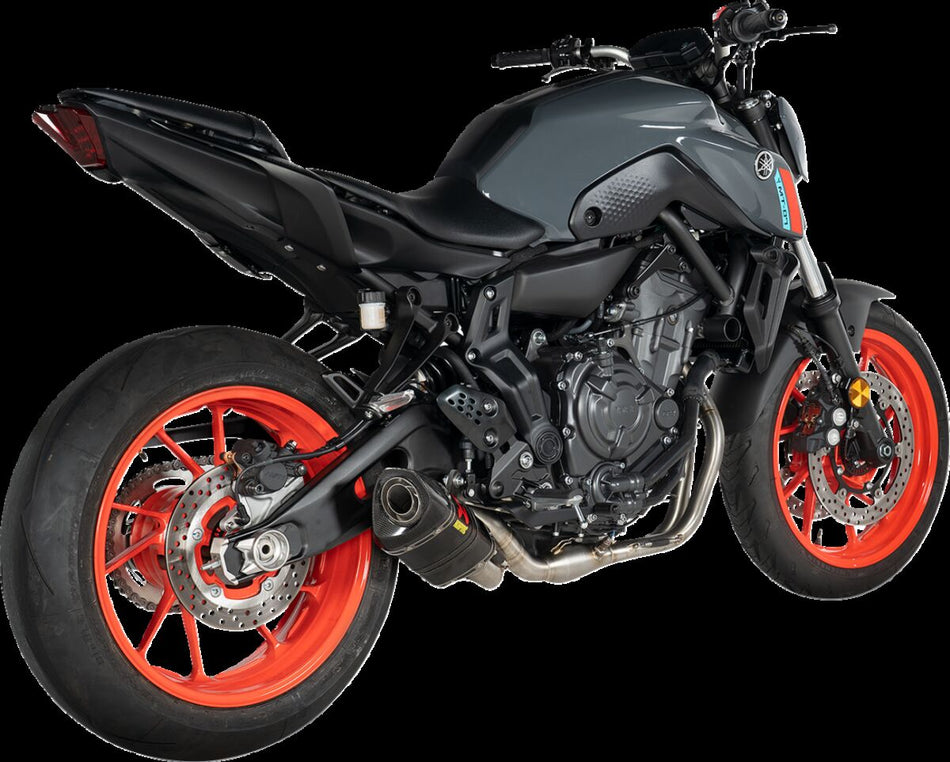 Akrapovic EXHAUST RAC SS/CF MT-07