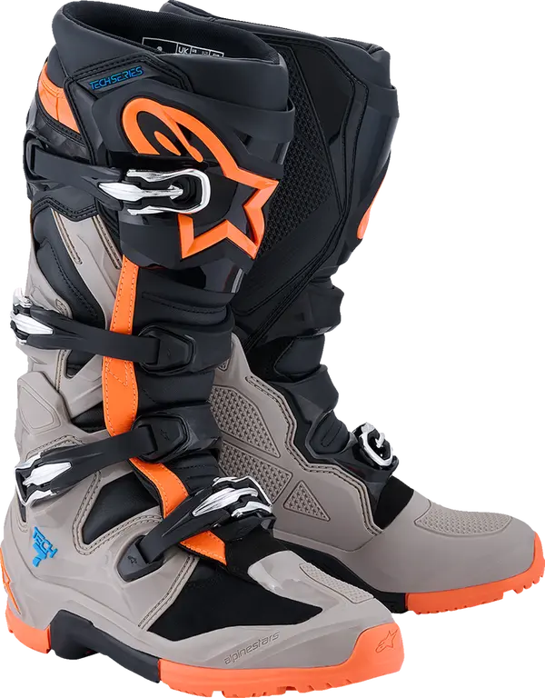 Laars TECH 7 ENDURO Zwart/WRM GRY/Oranje Fluor