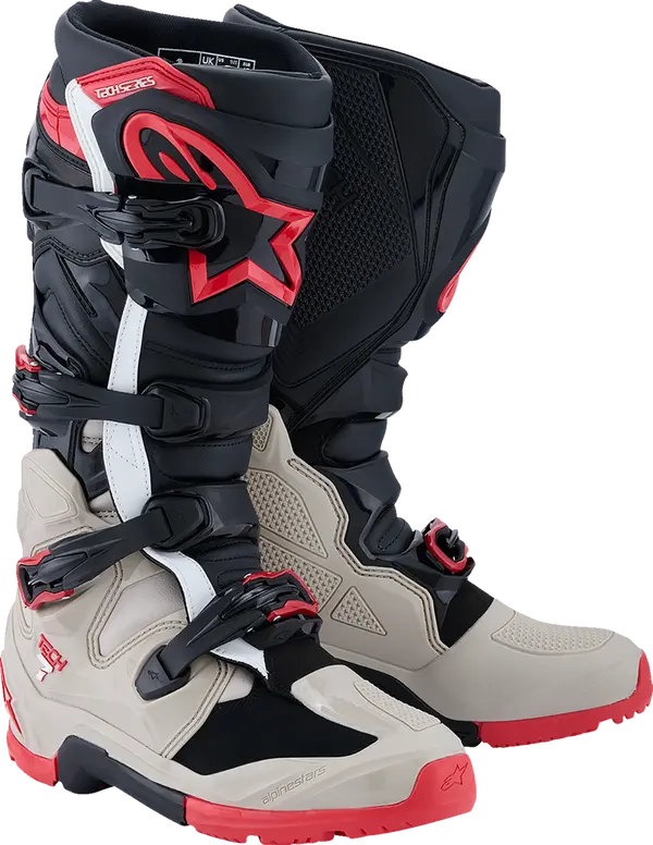 Laars TECH 7 ENDURO Zwart/LT Grijs/BRT Rood