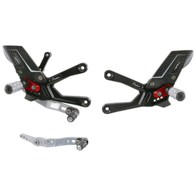 LIGHTECH Racing Adjustable Rearset Standard & Reverse Shifting