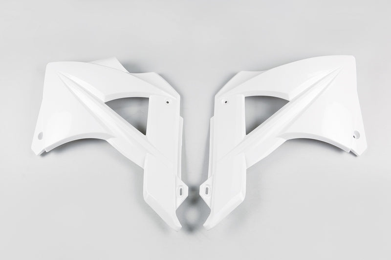 UFO Plast PLASTIC RAD SCOOPS, WHT/WHT