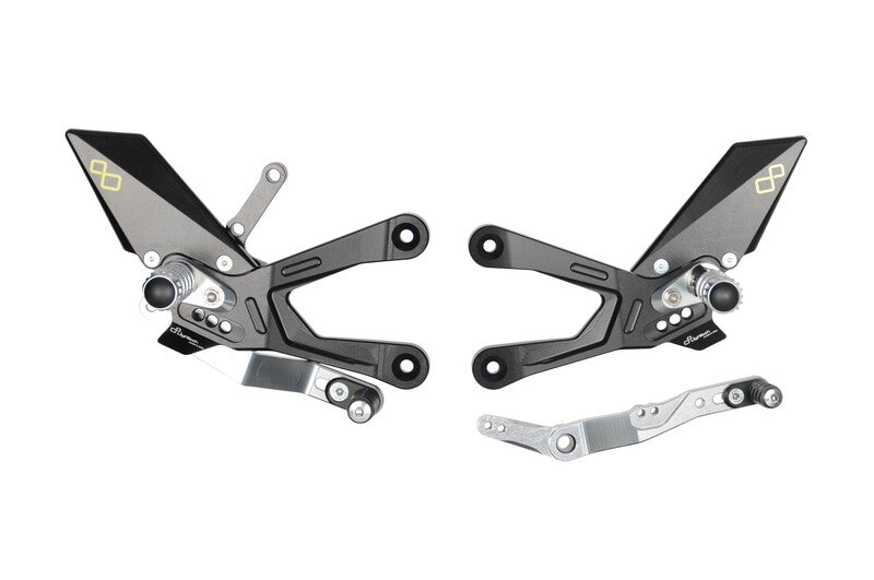 LIGHTECH Foldable/Adjustable Rearset Standard & Reverse Shifting