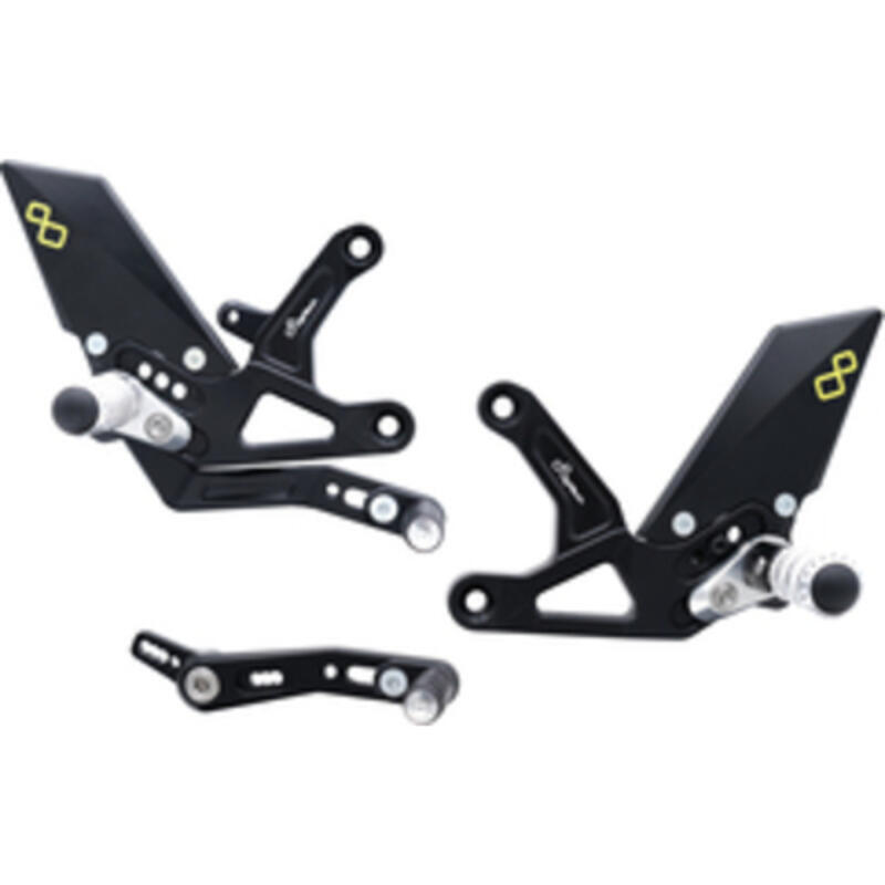 LIGHTECH Foldable/Adjustable Rearset Standard & Reverse Shifting