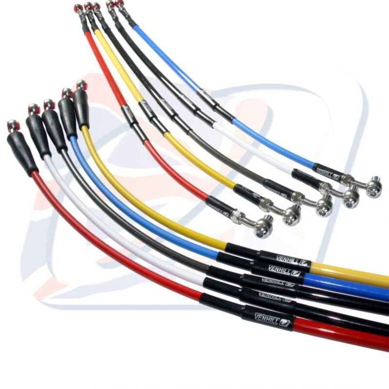 VENHI BRAKE HOSE REAR, BLK