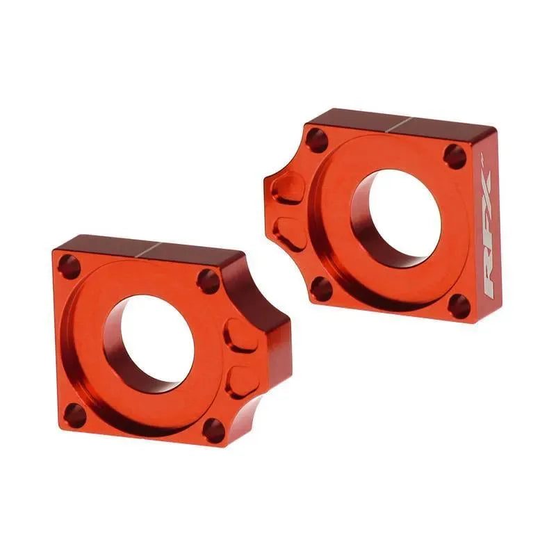 RFX PRO REAR AXLE ADJUSTER BLOCKS, ORG
