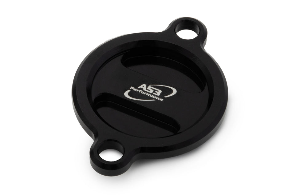 KTM 250 350 400 450 500 505 530 SX-F EXC-F XC-F XCF-W SMR 2007-2023 AS3 OIL FILTER CAP COVER BLACK