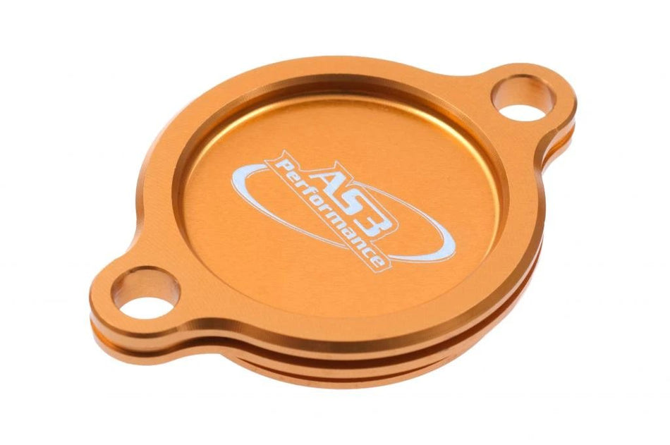 SUZUKI RMZ 250 2004-2006 AS3 OIL FILTER CAP COVER YELLOW