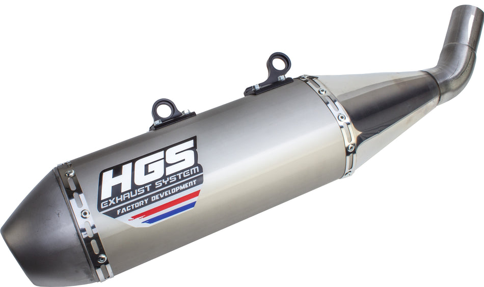 HGS SLIP-ON SILENCER GREY/STEEL | KTM 250/350/450 2023-2026